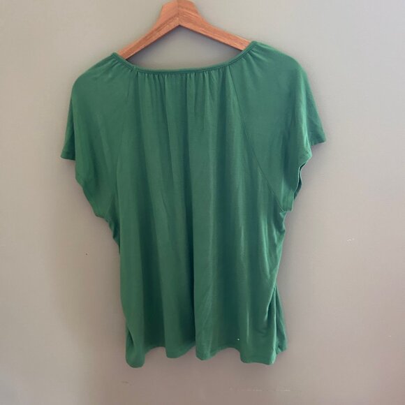 Drapey Viscose Modcloth Top - Kelly Green - XL - Picture 6 of 7